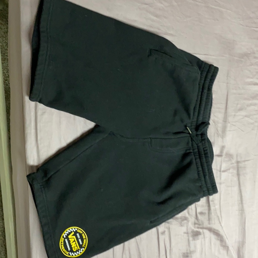 boys 14-16 Vans shorts black w/ vans logo